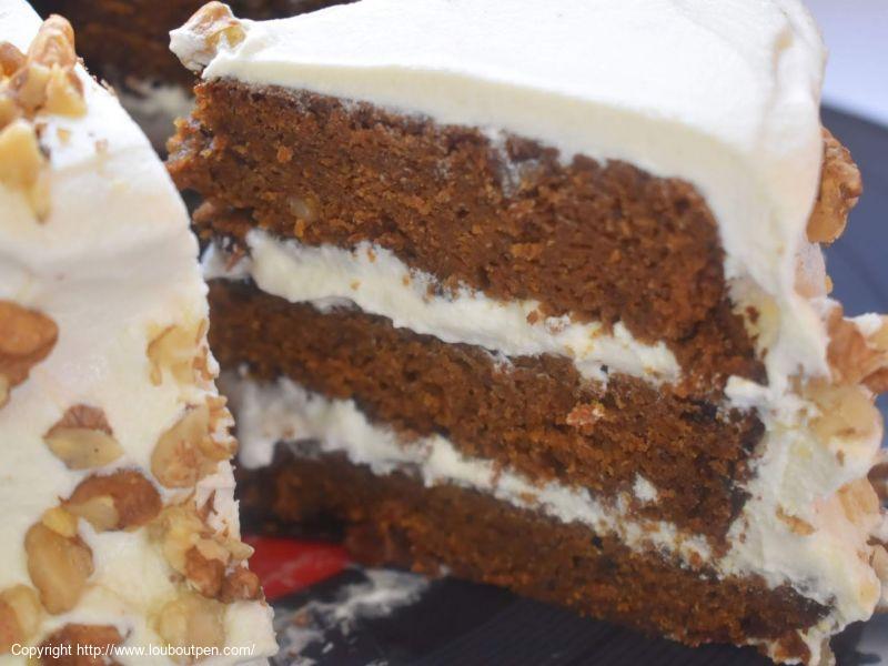 Carrot cake with Carob 